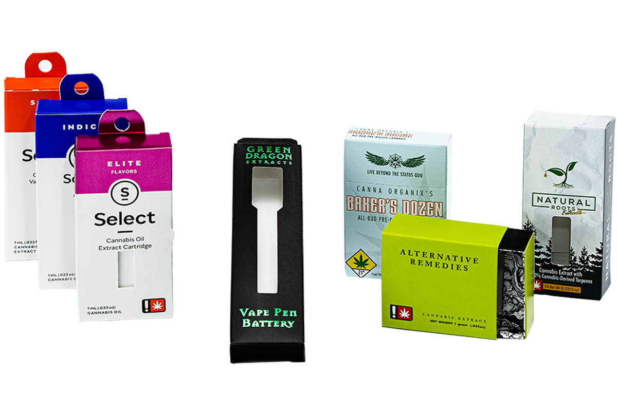 precision graphic cannabis product packaging
